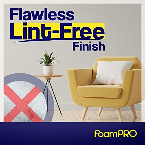 FoamPRO 162 | 2” Fine Finish Paint Roller | Mini Foam Roller (1 Pack) | Foam Paint Roll Cover + Paint Roller Handle | Home Painting Supplies & Paint Tools - Image 6