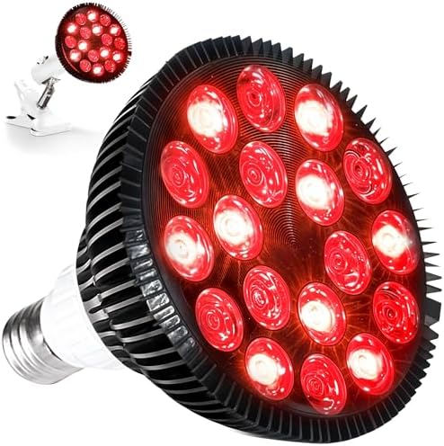 LifePro Infraglow Red Light Therapy Bulb - 18 LEDs Red Light Therapy Lamp by Lifepro