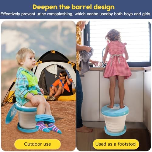 Portable Potty for Toddler,Travel Potty Seat for Toddler,Travel Toilet Kids - Image 5