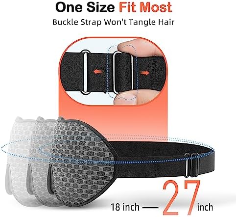 INNELO Sleep Mask for Side Sleeper, 3D Zero-Pressure, 100% Blackout, Nap - Image 6