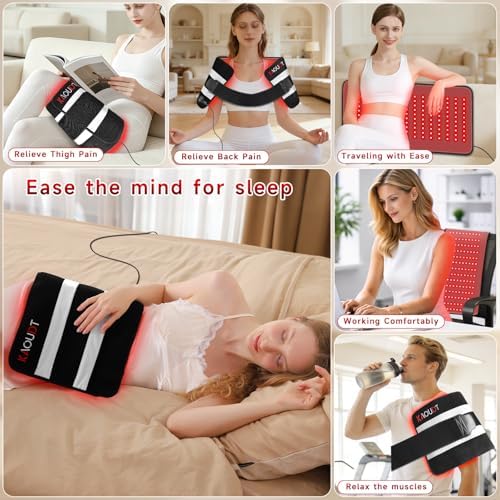 Red Light Therapy Mat for Body, FSA&HSA Red Light Pad, 24" x 12",Black - Image 6