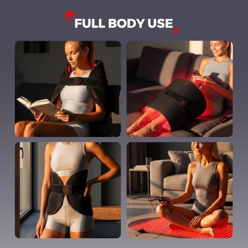 LTW Flagship 540 LEDs Red Light Therapy Mat for Body (37" x 16.9") - Image 6