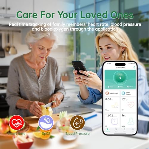 Smart Ring for Women & Men, Health Tracker Ring, Fitness Tracker Ring - Image 3