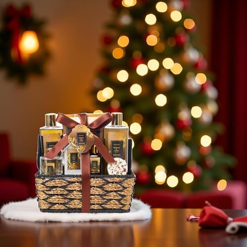 Spa Set for Women & Mens Gift, Relaxing Gifts for Men, Father's Day Gifts for Men Dad with 14PCS Charcoal & Cedar Scents Spa, Includes Bubble Bath, Shower Gel, Body Butter, Spa Kit for Mans Gift Set - Image 3