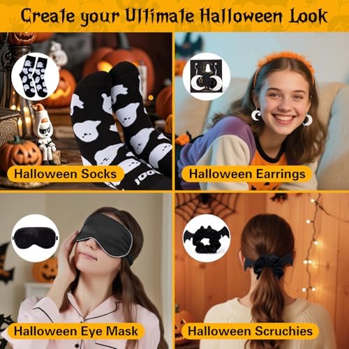 Boo Basket Gift for Women, 11Pcs Halloween Boo Basket Stuffers with Witch Brew Mug & Boo Throw Blanket, Relaxing Spa Gift Set, Unique for Teen Girls Mom Friend Sister Wife - Image 6