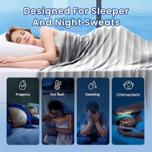 GOHERO Cooling Blanket 60"x90" Summer Cooling Blanket for Hot Sleepers - Image 4