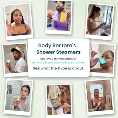 BodyRestore Shower Steamers Aromatherapy, Self Care Gifts, Essence 15 Pack - Image 5