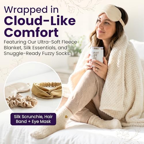 16 Pcs Get Well Soon Gift Basket for Women - Relaxing Spa Gift & Unique Birthday Gift Box for Her, Self Care Gift Sets for Women, Thinking of You Care Package for Mom, Wife, Sister, Friend - Image 3