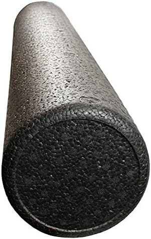 Black High Density Foam Rollers Full Round - Extra Firm - 6" x 12" Round by Unknown