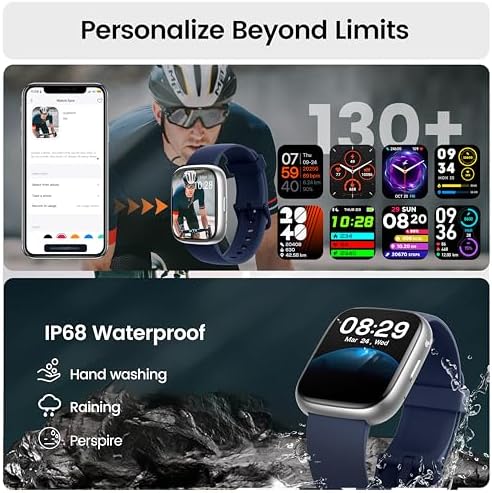 Smart Watch with Alexa Built-in, 1.83" HD Bluetooth Calling Fitness Tracker - Image 6