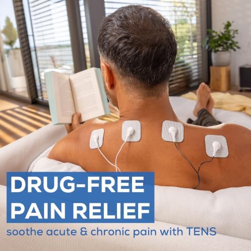 Beurer EM49 Digital TENS & EMS Device for Pain Relief and Muscle Stimulation, 15 TENS Programs, 35 EMS Programs, 2 Adjustable Channels with 4 Self-Adhesive Electrodes - Image 2