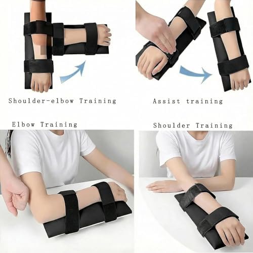 Desktop Rehab Skateboard, Arm Rehabilitation Exercise Assisting Equipment 360° Roating Wheels Rehabilitation Trainer for Stroke Hemiplegia Nerve Injury - Image 5
