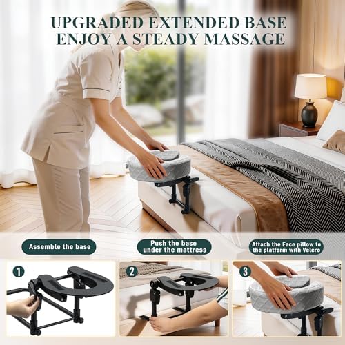 Massage Headrest for Bed, Face Down Massage Pillow & Face Cradle - Image 6
