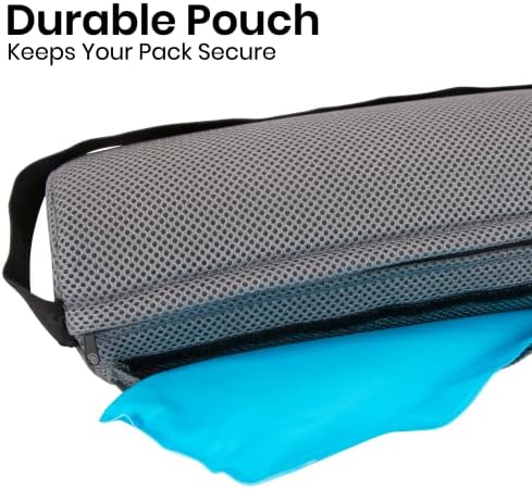 Vive Cooling Lumbar Support Pillow for Chair & Car - Back Pressure Relief Seat Cushion for Office or Gaming - Soft Memory Foam Bolster Helpful for Sciatica, Pregnancy, Elderly, Truckers, Desk Jobs - Image 4