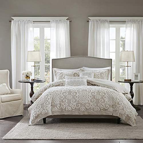 Harbor House Modern Design Decorative Pillow Hypoallergenic Sofa Cushion Lumbar, Back Support, Oblong 12" x 20", Suzanna, Cotton Medallion Taupe - Image 4