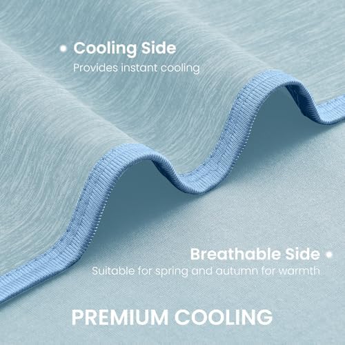 Topcee Cooling Blanket Queen Size 90"x90" for Hot Sleepers Summer Blanket - Image 5