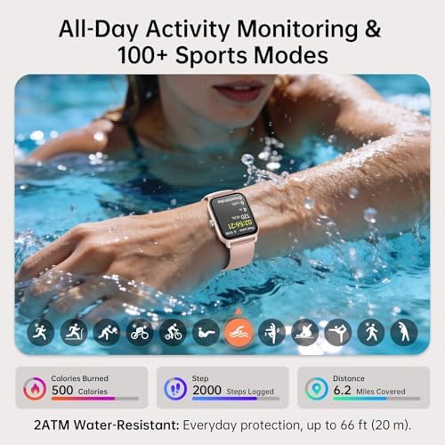 Tensky Smart Watch for Men & Women, 1.85" HD Fitness Tracker with Call - Image 5
