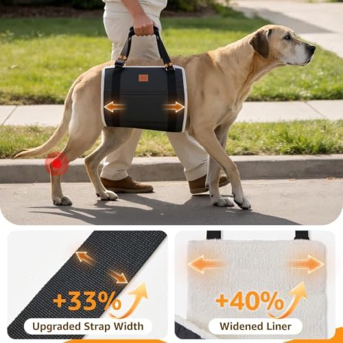 Adjustable Heavy Duty Dog Lift Harness for Giant Dogs Hind Leg Support - Image 3