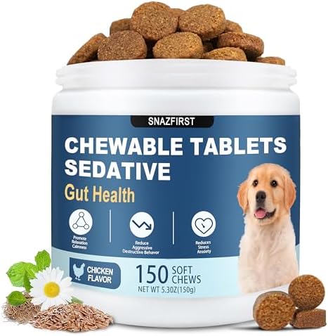 Calming Chews for Dogs, Dog Calming Chews Melatonin Relief Anxiety Bites by Unknown