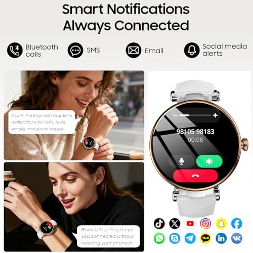 TOZO S8 AMOLED Smart Watch for Women Men, 3ATM Waterproof Fitness Tracker - Image 4