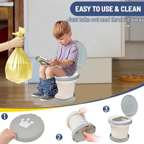 SunnySmile,Travel Potty,Car Potty for Toddler,Portable Toilet for Kids - Image 5