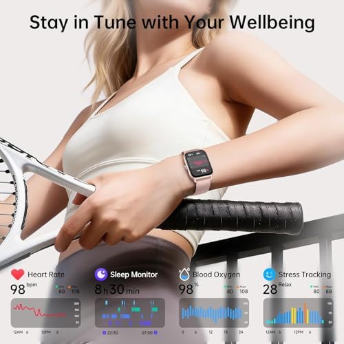 Tensky Smart Watch for Men & Women, 1.85" HD Fitness Tracker with Call - Image 4