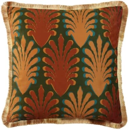 patdrea Designer Vintage Velvet Throw Pillow Cover,18"x18"-OldlegendA by patdrea