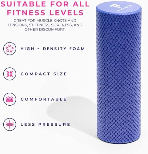 FitOn - 12"x4" Travel Sized Recovery Roller & Sliders with Mesh Pouch Bundle - Workout Equipment Set for Gym and Home Exercise - Workout with Non-Slip Exercise Bands & Sliders with Thick Cushion Set - Image 4