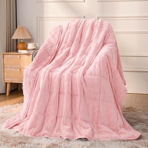 Sivio Weighted Blanket for Adult, Twin Size 15 lbs 48 x 72 Inches by Sivio
