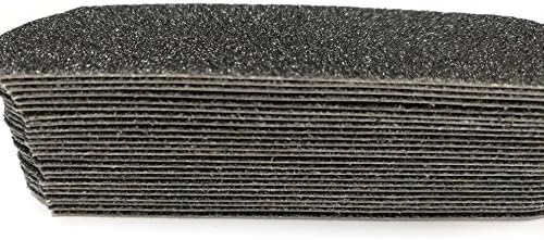 60 GRIT Stainless Steel Pedicure File Refill Pads, 60 Count (60 GRIT Black) by LEDMask