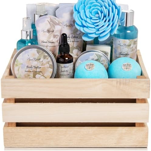 Aqua Elegante Premium Spa Gift Set For Women - Lavender & Jasmine by AquaElegante