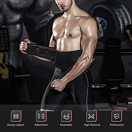 Deluxe Neoprene Double Pull Lumbar Lower Back Support Brace Exercise Belt Waist Trainer Belt - Image 5
