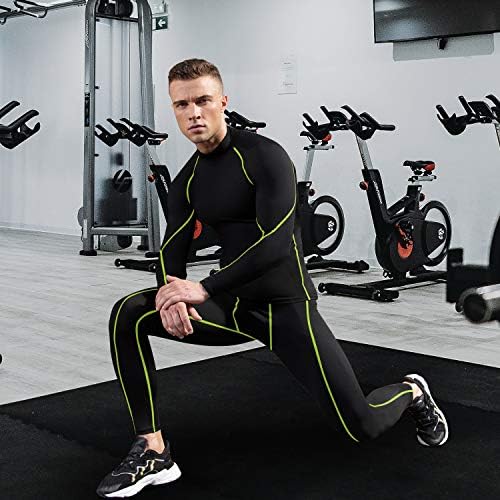 SPVISE Men's Compression Shirts Long Sleeve Mock Turtleneck Workout Tops - Image 3