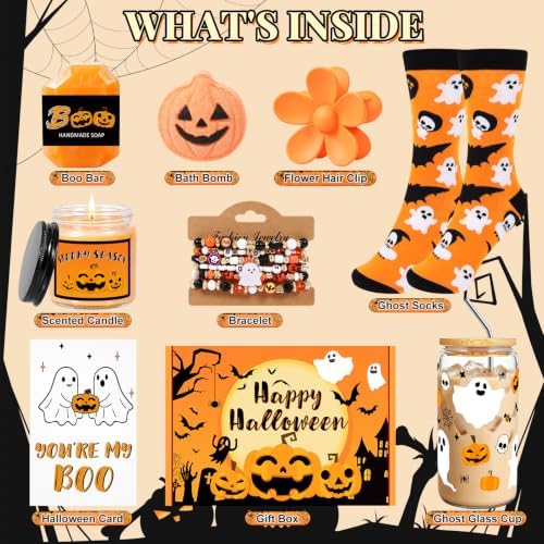 Halloween Gifts for Women, Boo Basket Stuffers for Teens Girls Adults - Image 2