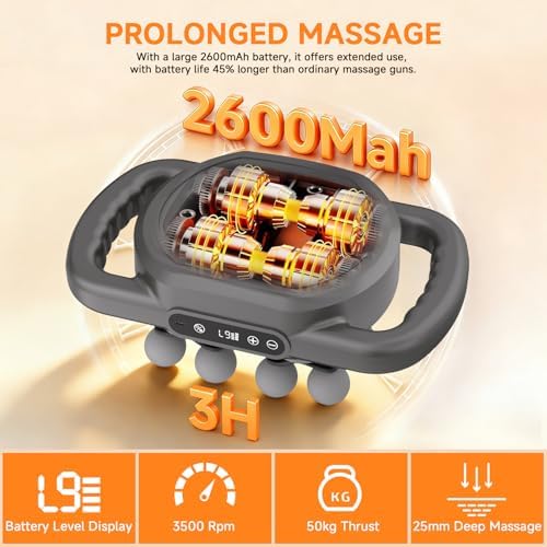12 Head Massage Gun Deep Tissue,Electric Back Muscle Percussion Massager - Image 3