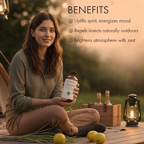 Majestic Pure Citronella Essential Oil for Diffuser - 4 Fl Oz - Image 6
