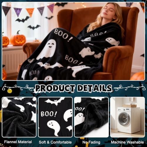 12 Pcs Halloween Boo Baskets Stuffers for Women & Men (Black) - Image 4