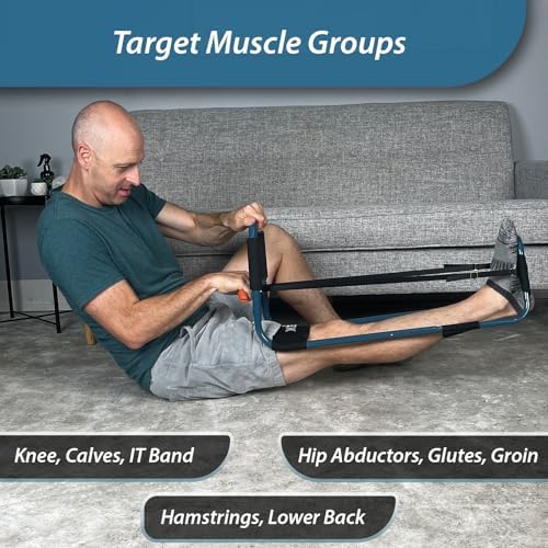 Flex Frame Knee & Hamstring Stretching Device – Adjustable Leg Traction for Knee Pain, Hip Pain, Lower Back Relief, IT Band, Post-Surgery Rehab, Knee Inversion Stretching. - Image 6