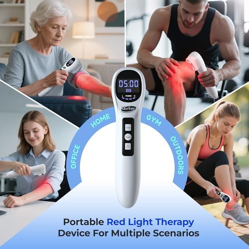 Morfone Handheld Red Light Therapy Device, Wireless Wand for Pain Relief - Image 4