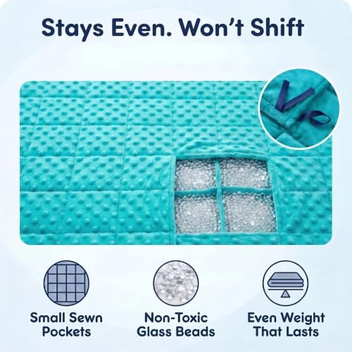 hazli Super-Soft Kids Weighted Blanket 5 Pounds - Weighted Blanket for Kids - Easy to Clean, Washable Minky Cover - 36x48 Inches 5lbs Child - Small Heavy Blanket for Girls and Boys - Image 3