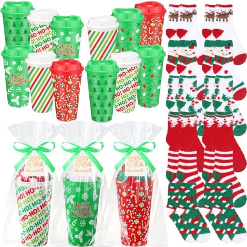 Glitopper 12 Sets/ 49 Pcs Christmas Bulk Gift for Women Coworkers by Glitopper