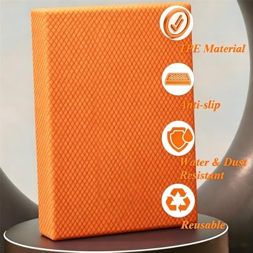 High-Density Balance Pad, Extra Large Balance Pad for Physical Therapy, TPU Foam Balance Board for Rehabilitation Stability Workout Knee and Ankle Exercise - Image 6