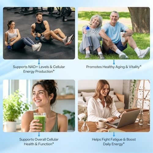 NMN 400mg Capsules – NAD+ Support Supplement for Adults Supporting Active Lifestyles, 120 Capsules - Image 6