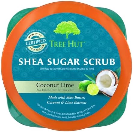 Tree Hut Coconut Lime Body Scrub, Exfoliating Sugar Scrub, Vegan, 18 Oz - Image 2