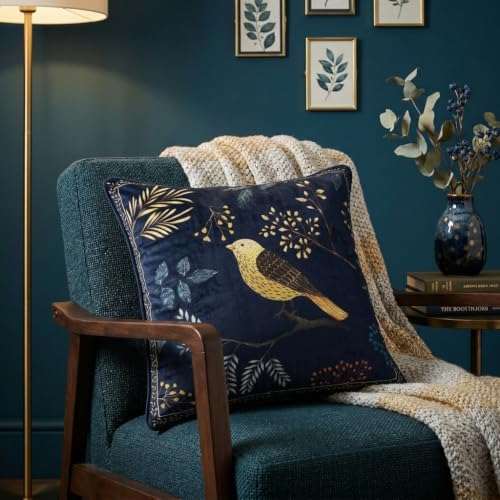 patdrea Designer French Velvet Throw Pillow Cover,18"x18"-Doodle B - Image 2