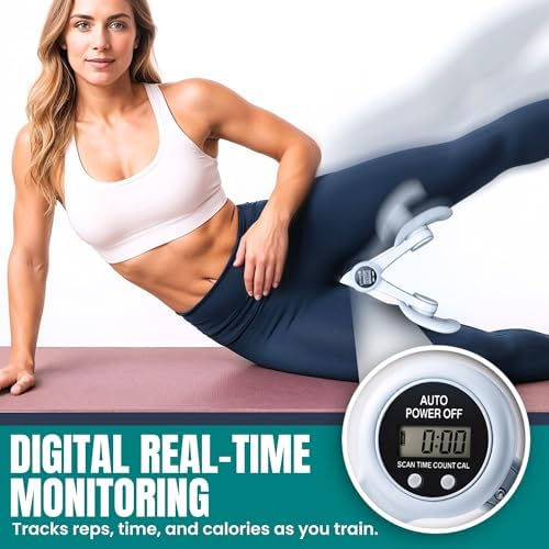 Smart Thigh Master | Rotatable Pelvic Floor Exercise Devices for Women and Men with Auto-Counter Display | Inner Thigh Exerciser for Women, Kegel Trainer for Butt, Arm & Leg Workouts - Image 6