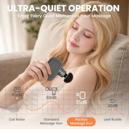 Mini Massage Gun Deep Tissue, 7 oz, 10mm Amplitude, 4-Speed - Image 6