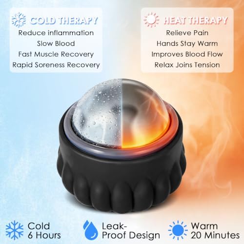 Massage Ice Roller Ball Cold & Heat Therapy Pain Relief Myofascial Release - Image 3