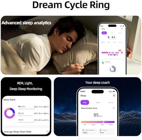 Smart Ring for Women & Men Fitness Sleep Heart Tracker - Image 3
