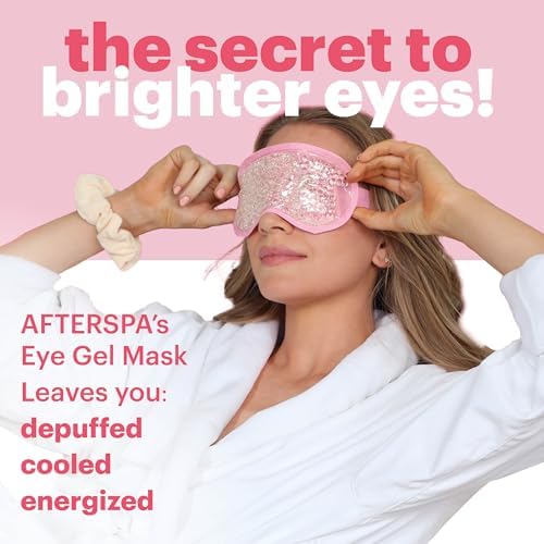 Eye Gel Mask by Afterspa, Preppy Skincare, Spa Self Care Gifts for Women, Facial Skin Care Products, Vegan and Cruelty Free - Image 7